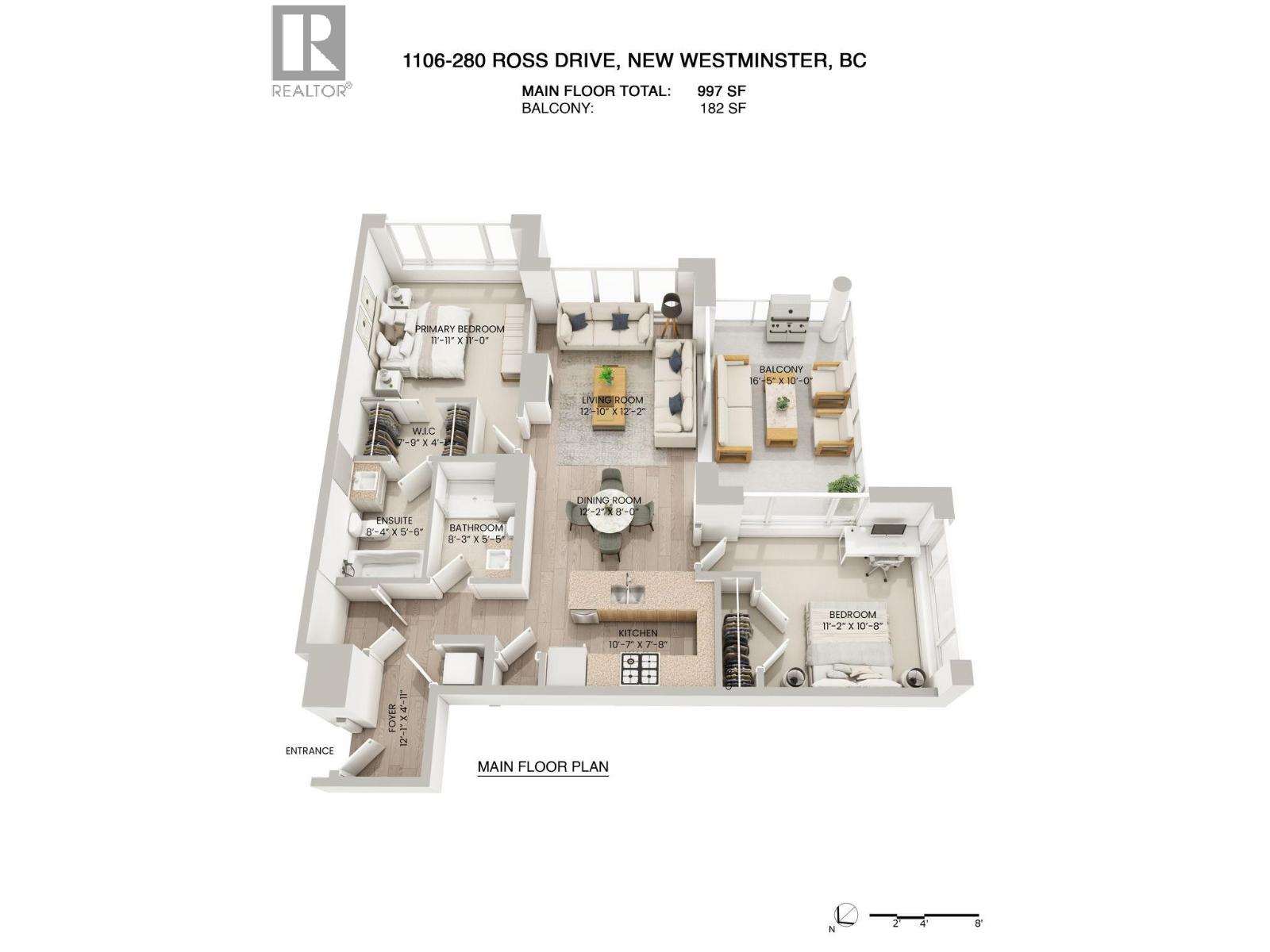 1106 280 Ross Drive, New Westminster, British Columbia  V3L 0C2 - Photo 23 - R3059907