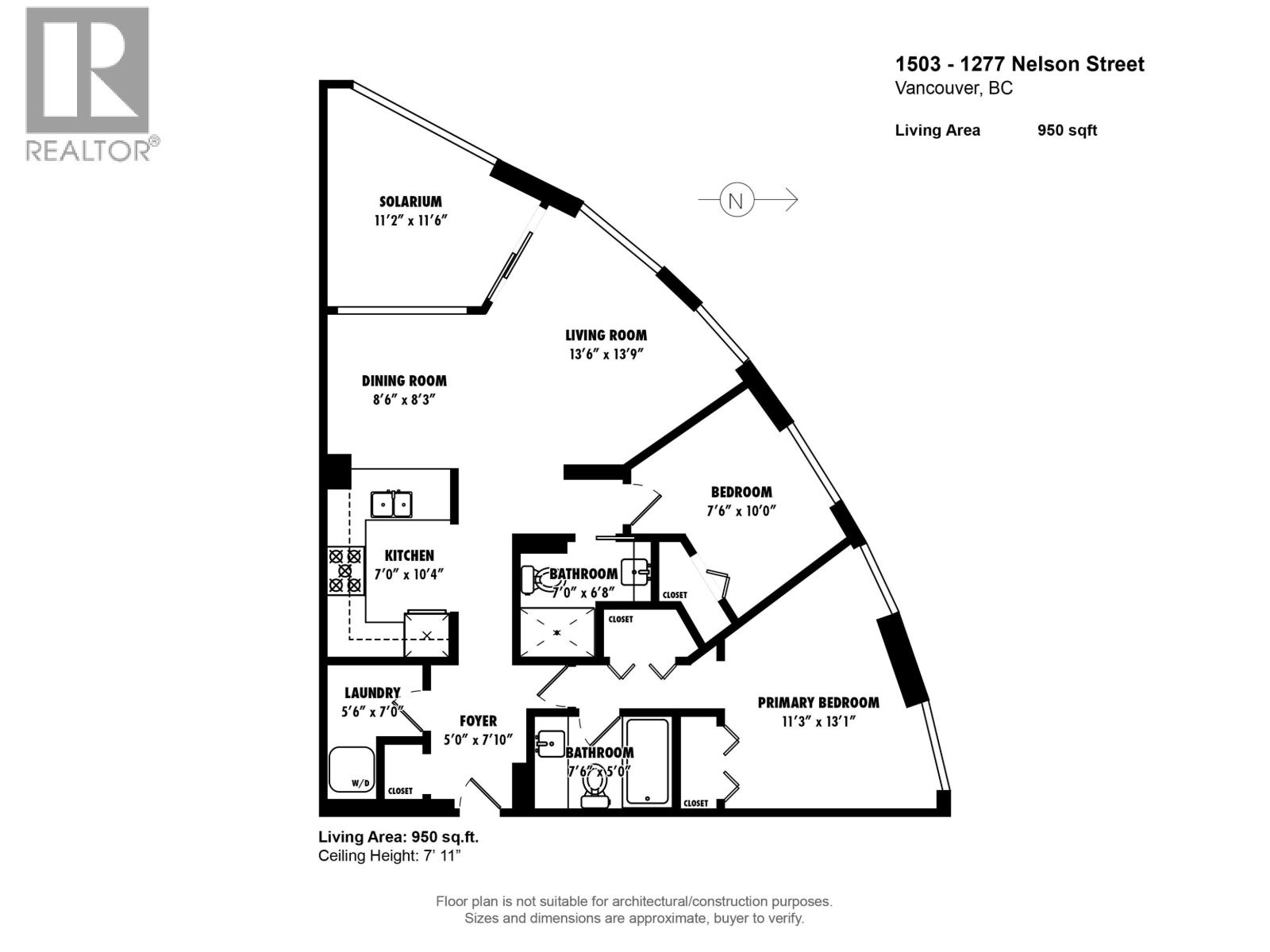 1503 1277 Nelson Street, Vancouver, British Columbia  V6E 4M8 - Photo 23 - R3060021