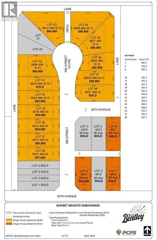 Lot 46, 5605 48a Streetclose, Bentley, Alberta  T0C 0J0 - Photo 1 - A2200306
