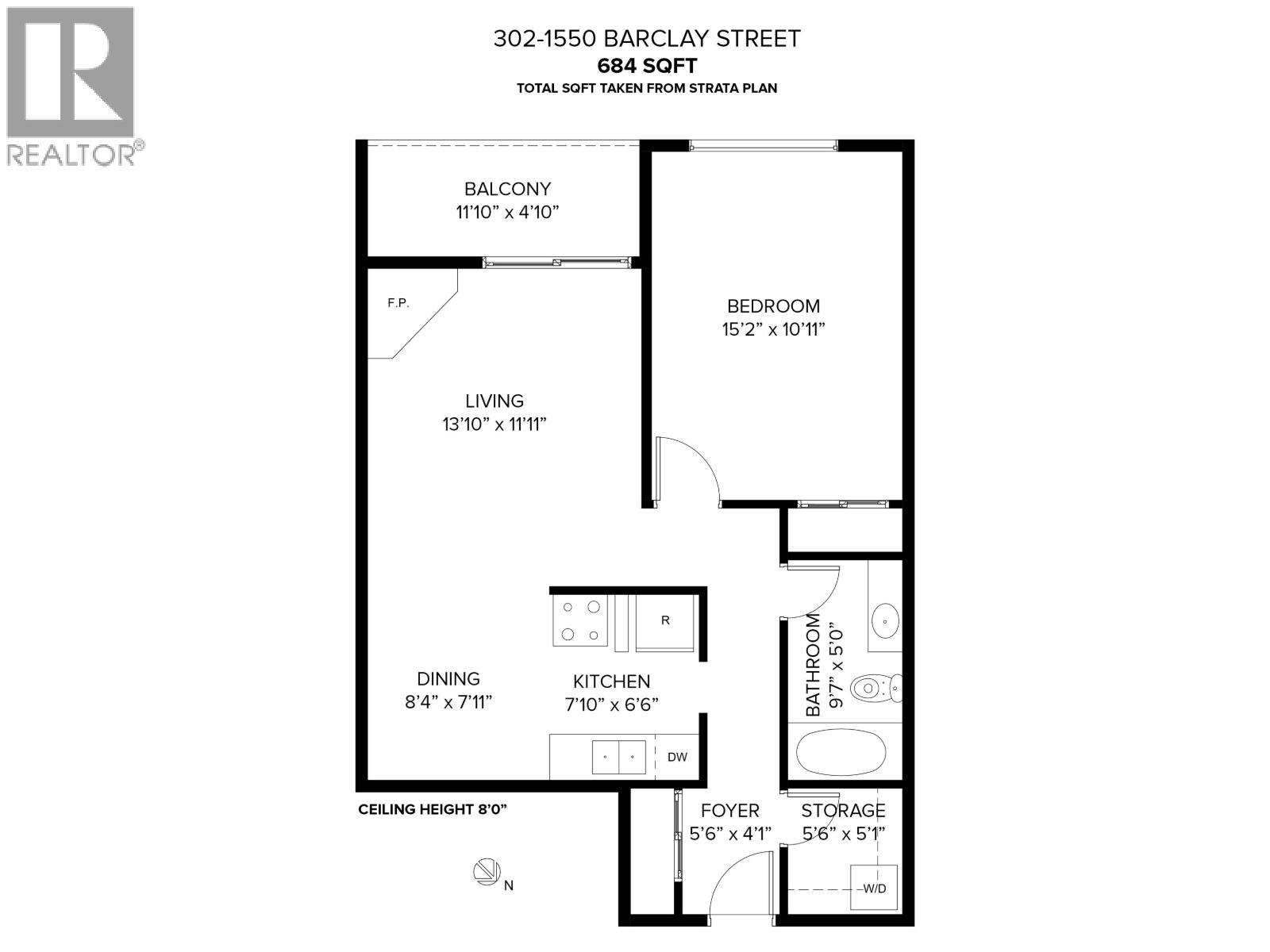 302 1550 Barclay Street, Vancouver, British Columbia  V6G 3B1 - Photo 30 - R3060422