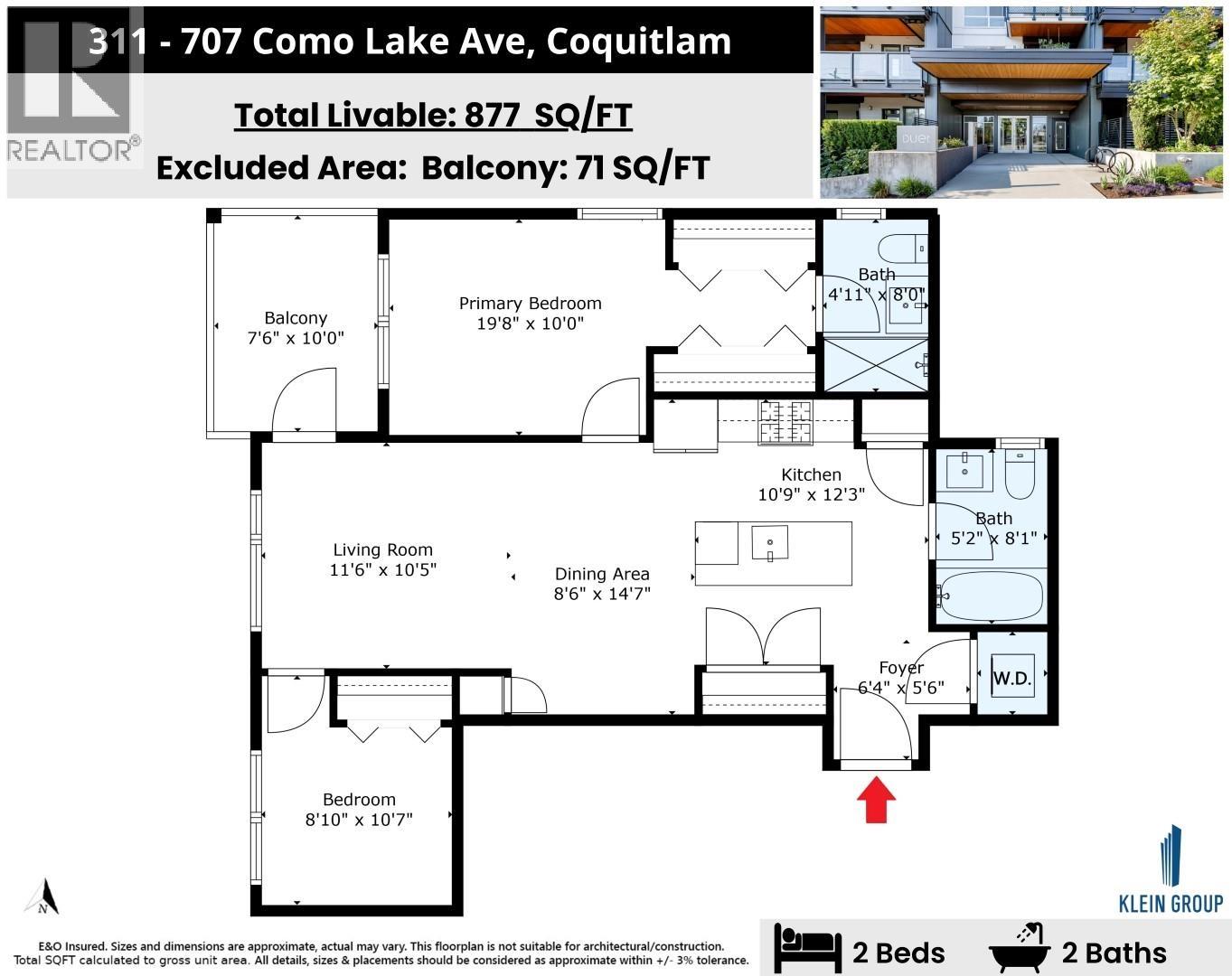 311 707 Como Lake Avenue, Coquitlam, British Columbia  V3J 0J5 - Photo 4 - R3060479