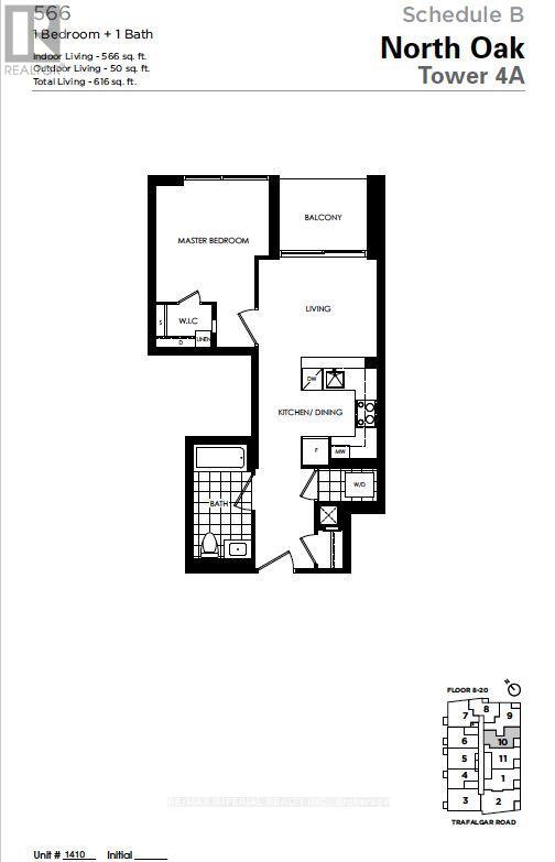 A1410 - 3079 Trafalgar Road, Oakville (Jm Joshua Meadows), Ontario  L6H 8C5 - Photo 28 - W12469877
