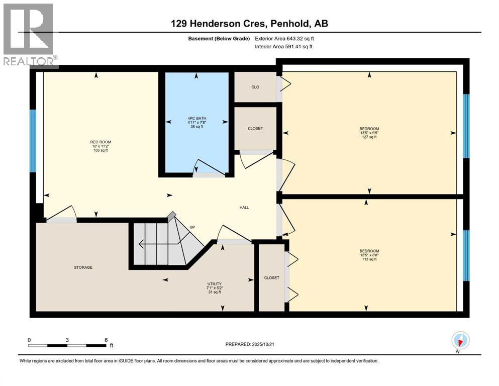 129 Henderson Crescent, Penhold, Alberta  T0M 1R0 - Photo 32 - A2265460