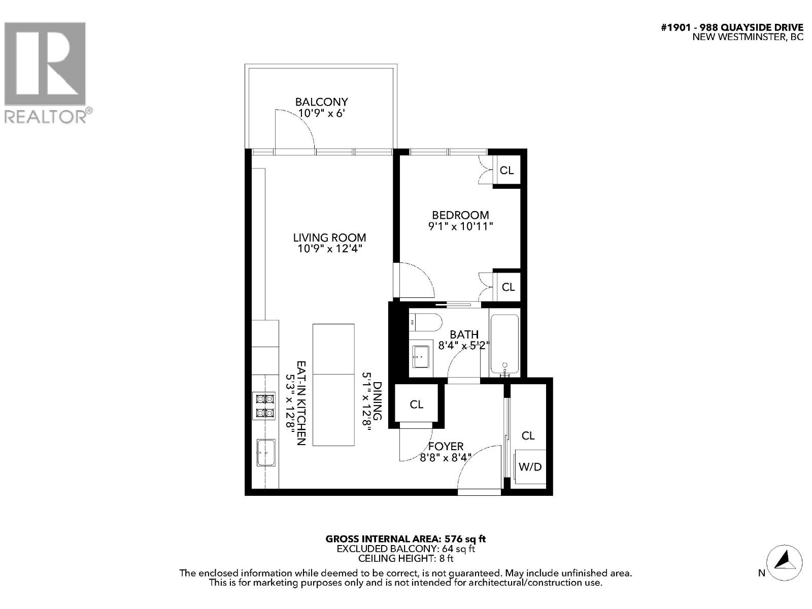 1901 988 Quayside Drive, New Westminster, British Columbia  V3M 0L5 - Photo 33 - R3060795