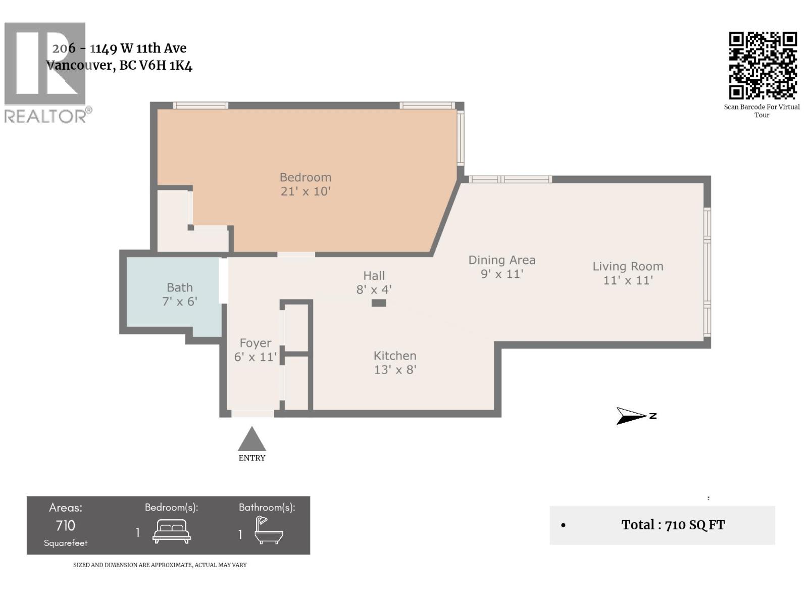 206 1149 W 11th Avenue, Vancouver, British Columbia  V6H 1K4 - Photo 12 - R3060810