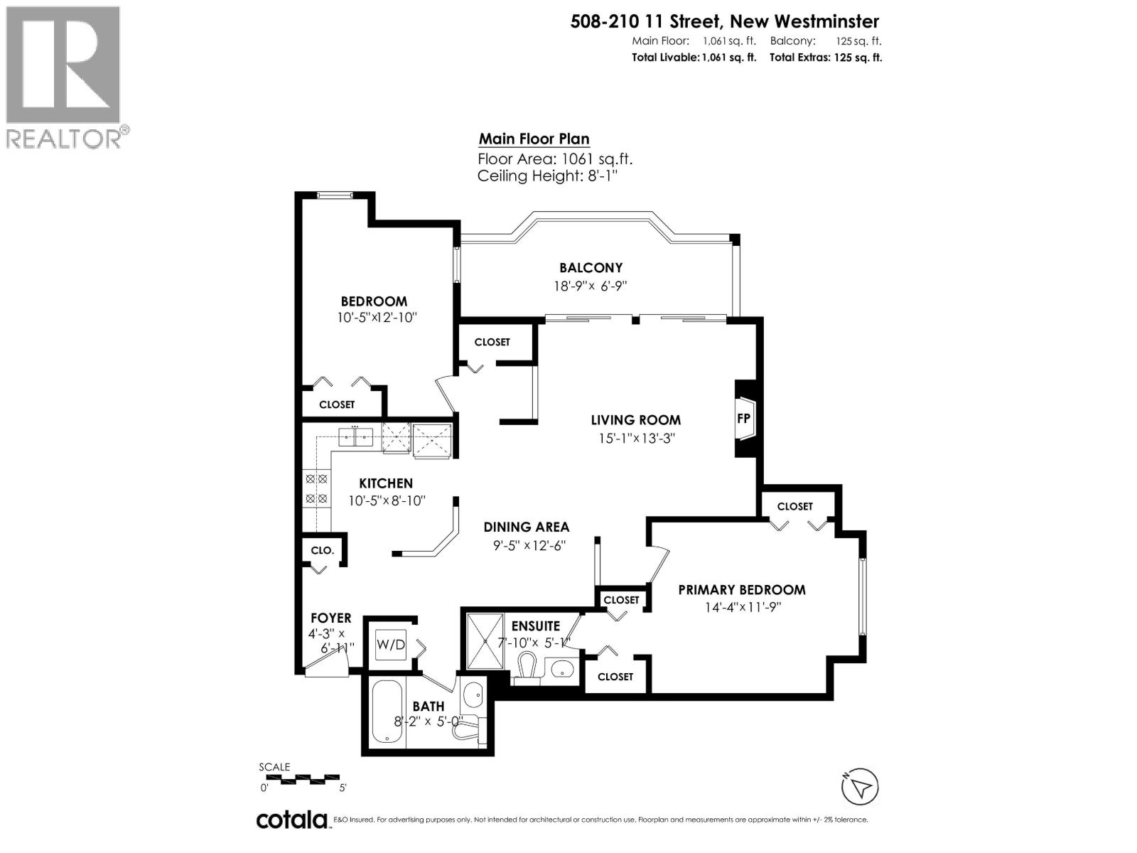 508 210 Eleventh Street, New Westminster, British Columbia  V3M 4C9 - Photo 3 - R3060528