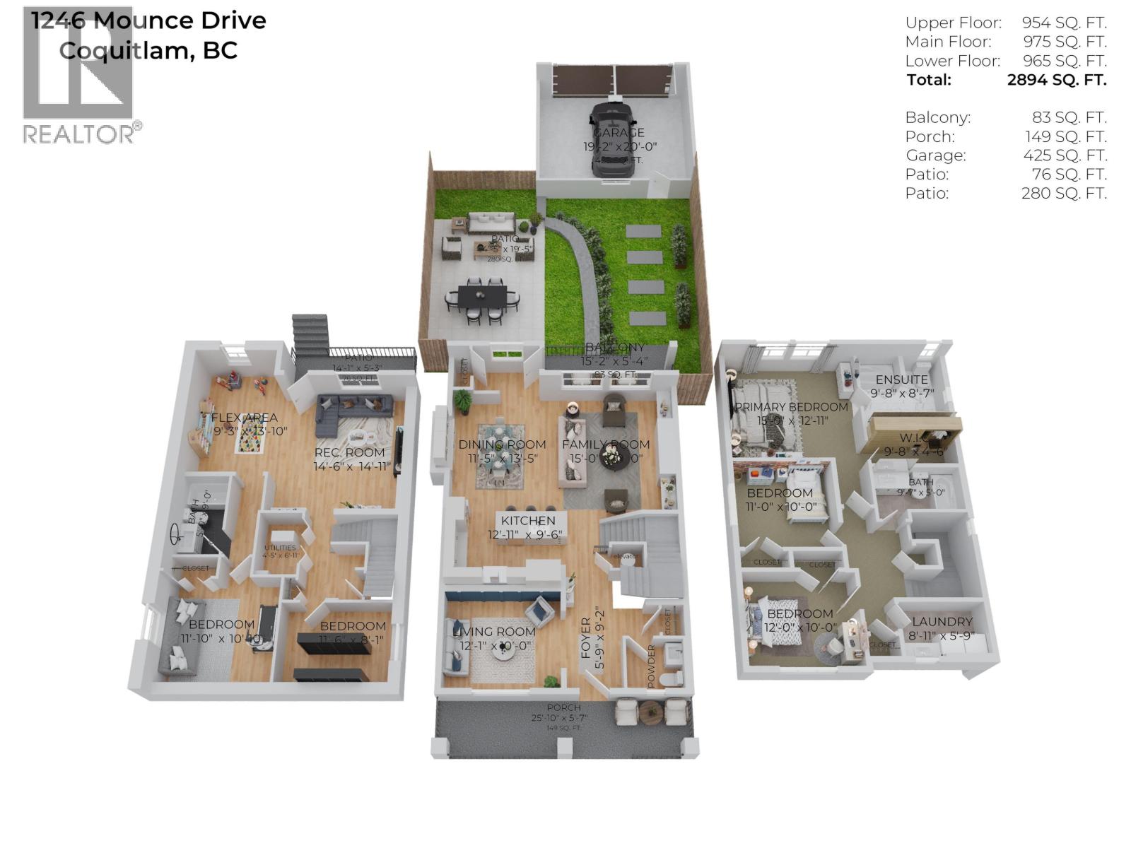 1246 Mounce Drive, Coquitlam, British Columbia  V3B 2W7 - Photo 39 - R3060990