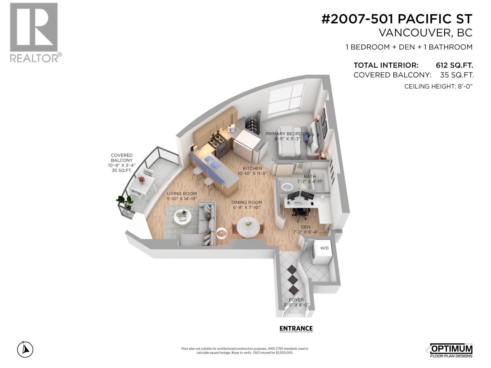 2007 501 Pacific Street, Vancouver, British Columbia  V6Z 2X6 - Photo 4 - R3060883