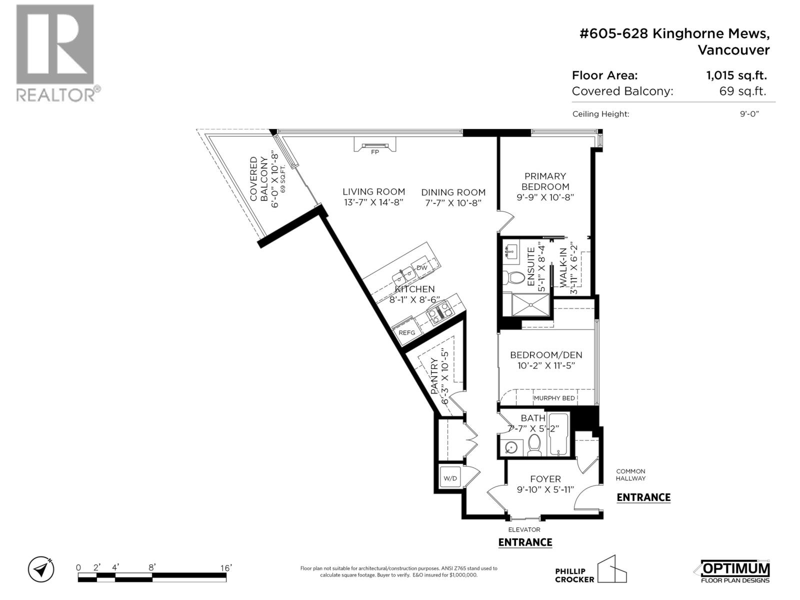 605 628 Kinghorne Mews, Vancouver, British Columbia  V6Z 3H6 - Photo 30 - R3051723