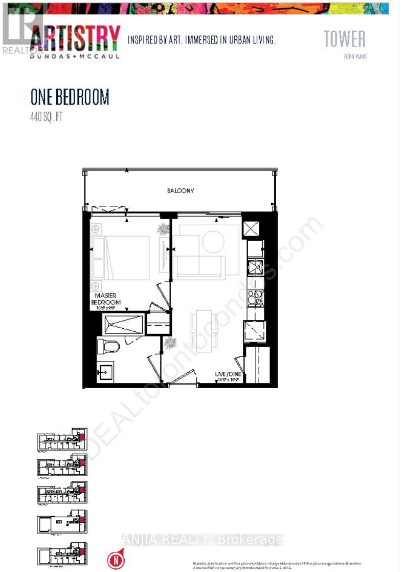 2204 - 280 Dundas Street, Toronto, Ontario  M5T 0E3 - Photo 6 - C12477387