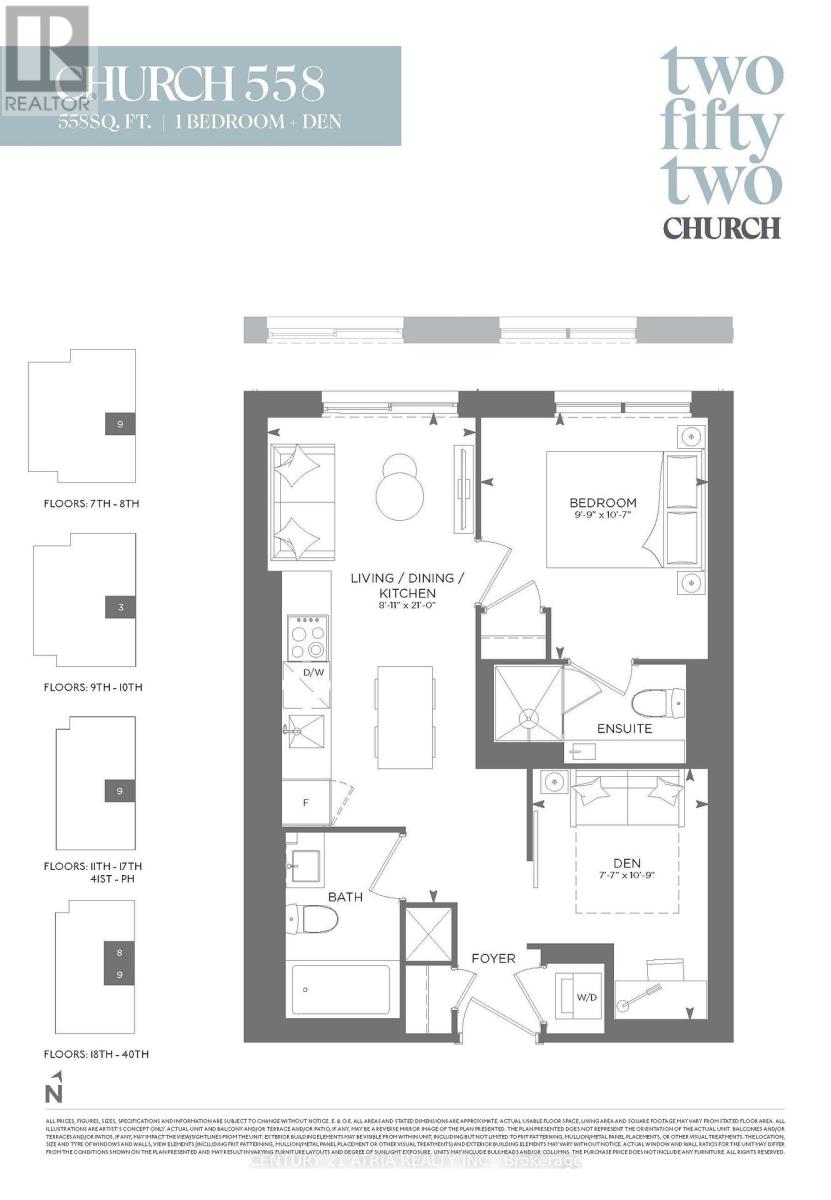 2308 - 252 Church Street, Toronto, Ontario  M5B 0E6 - Photo 4 - C12478240