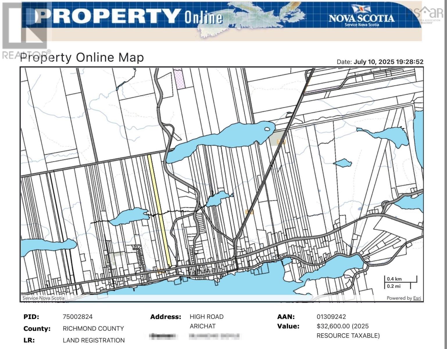 High Road, Arichat, Nova Scotia