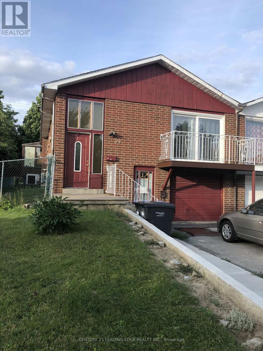 UPPER - 39 MALLARD CRESCENT, brampton (central park), Ontario