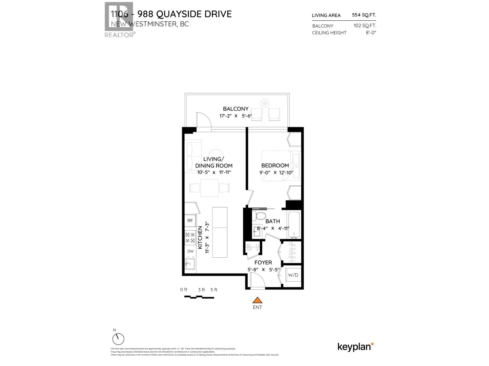 1106 988 Quayside Drive, New Westminster, British Columbia  V3M 0L5 - Photo 27 - R3060099