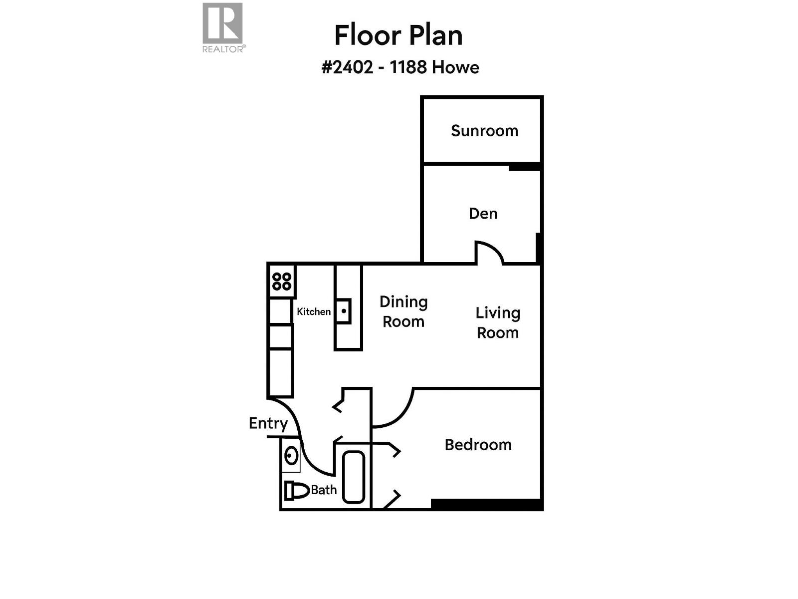 2402 1188 Howe Street, Vancouver, British Columbia  V6Z 2S8 - Photo 1 - R3057256