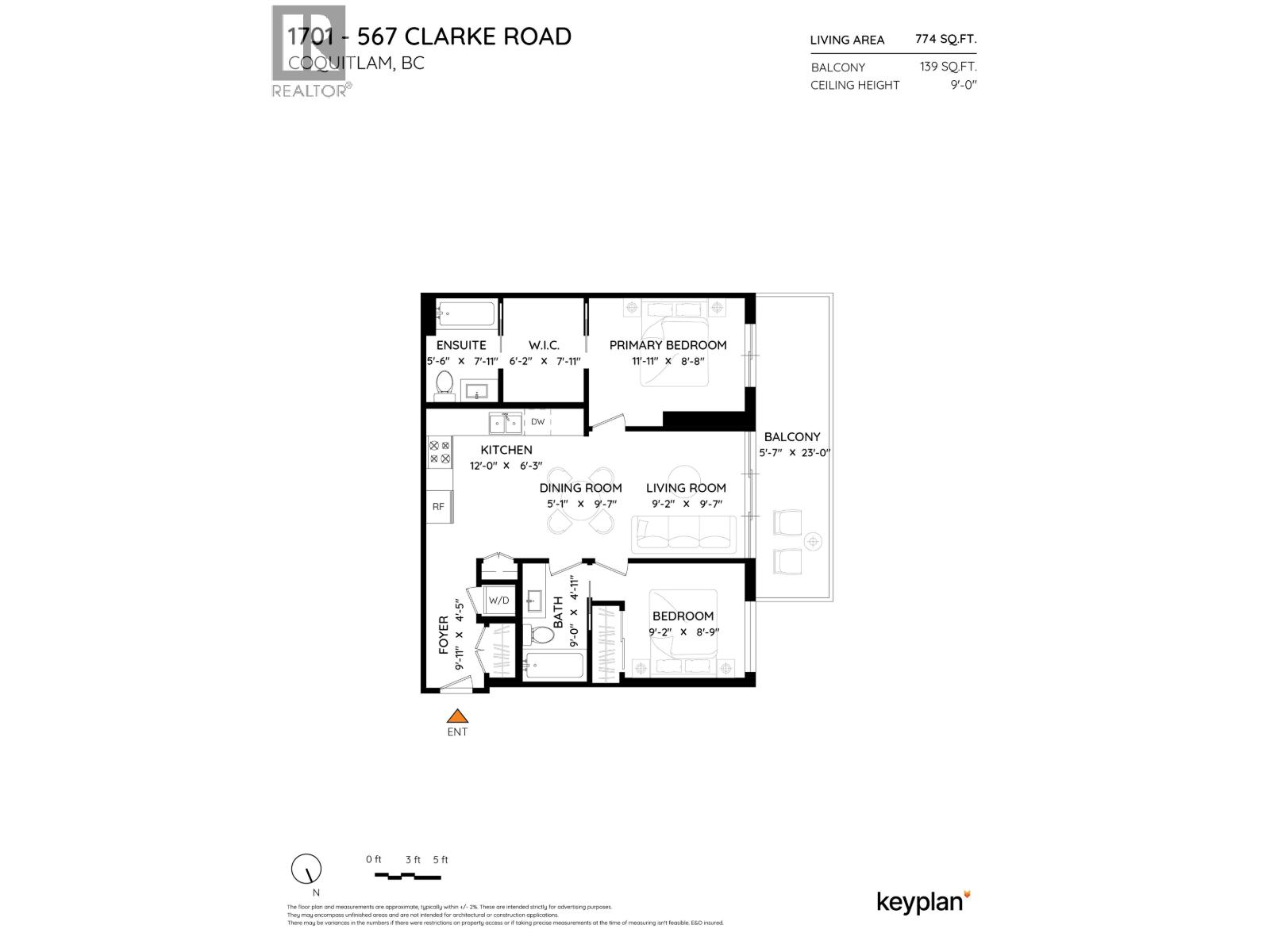 1701 567 Clarke Road, Coquitlam, British Columbia  V3J 0K7 - Photo 40 - R3061356