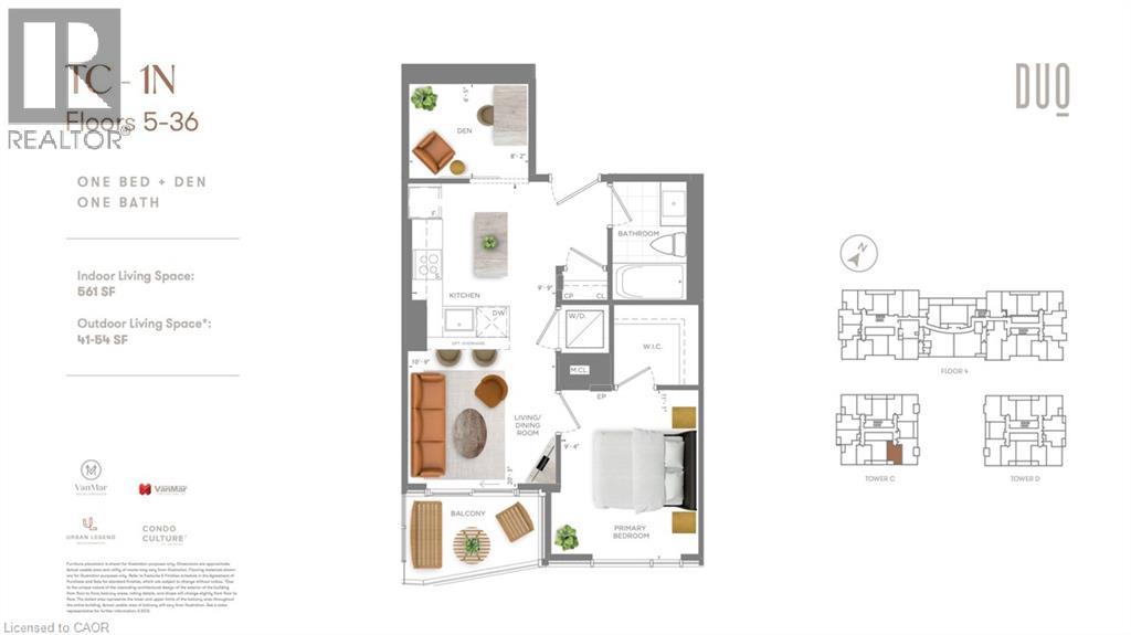25 Wellington Street S Unit# 914, Kitchener, Ontario  N2G 0G5 - Photo 5 - 40781384