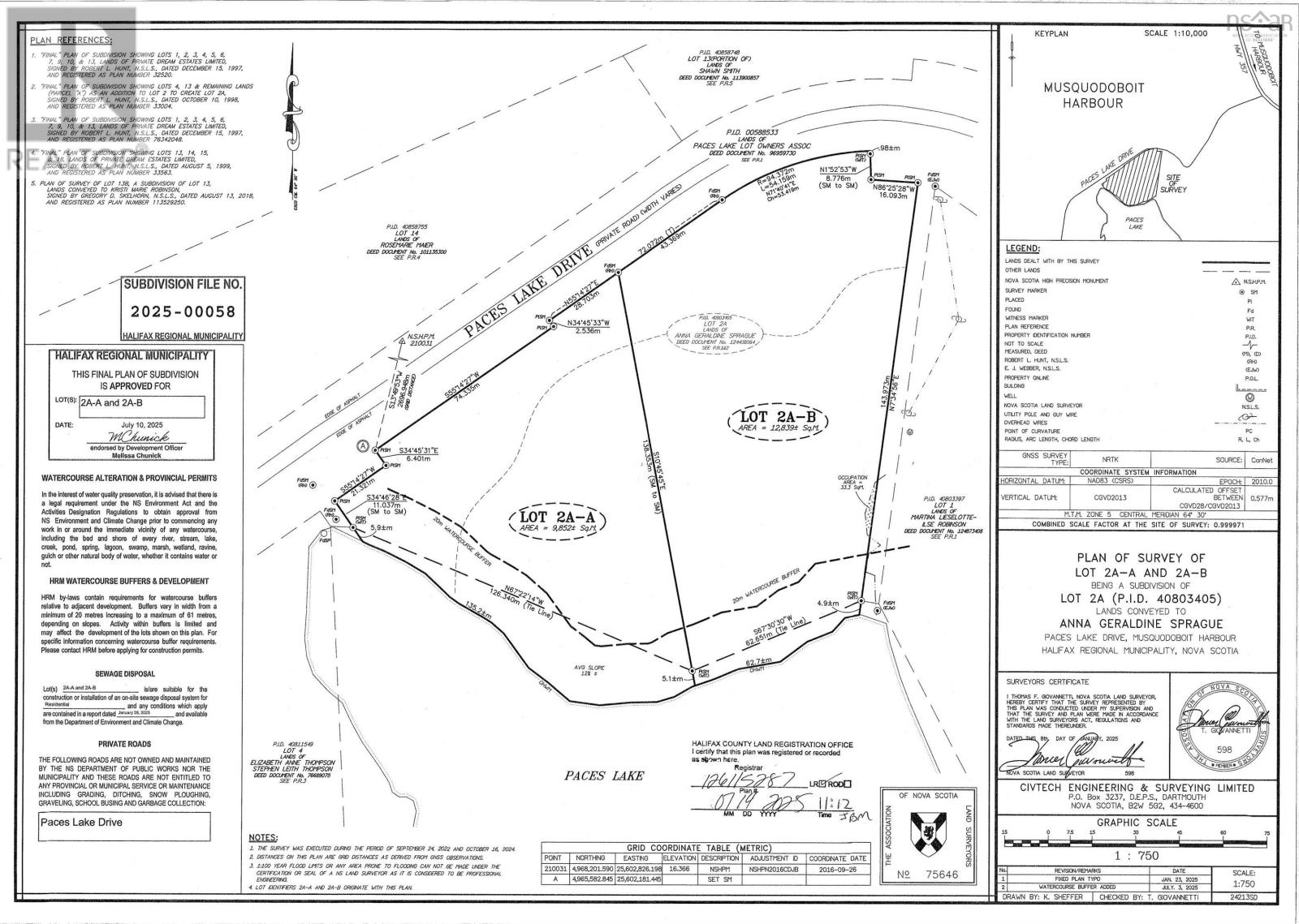 Lot 2a-A Paces Lake Drive, Musquodoboit Harbour, Nova Scotia  B3M 0B7 - Photo 3 - 202519804