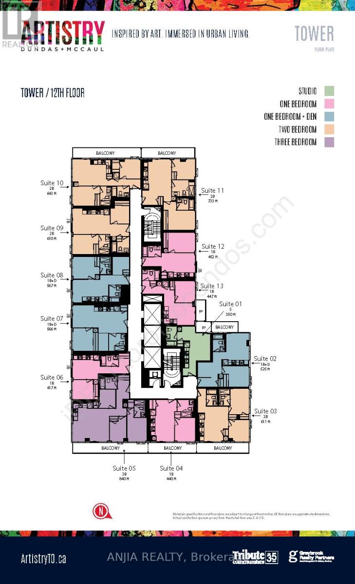 2204 - 280 Dundas Street, Toronto, Ontario  M5T 0E3 - Photo 8 - C12477387