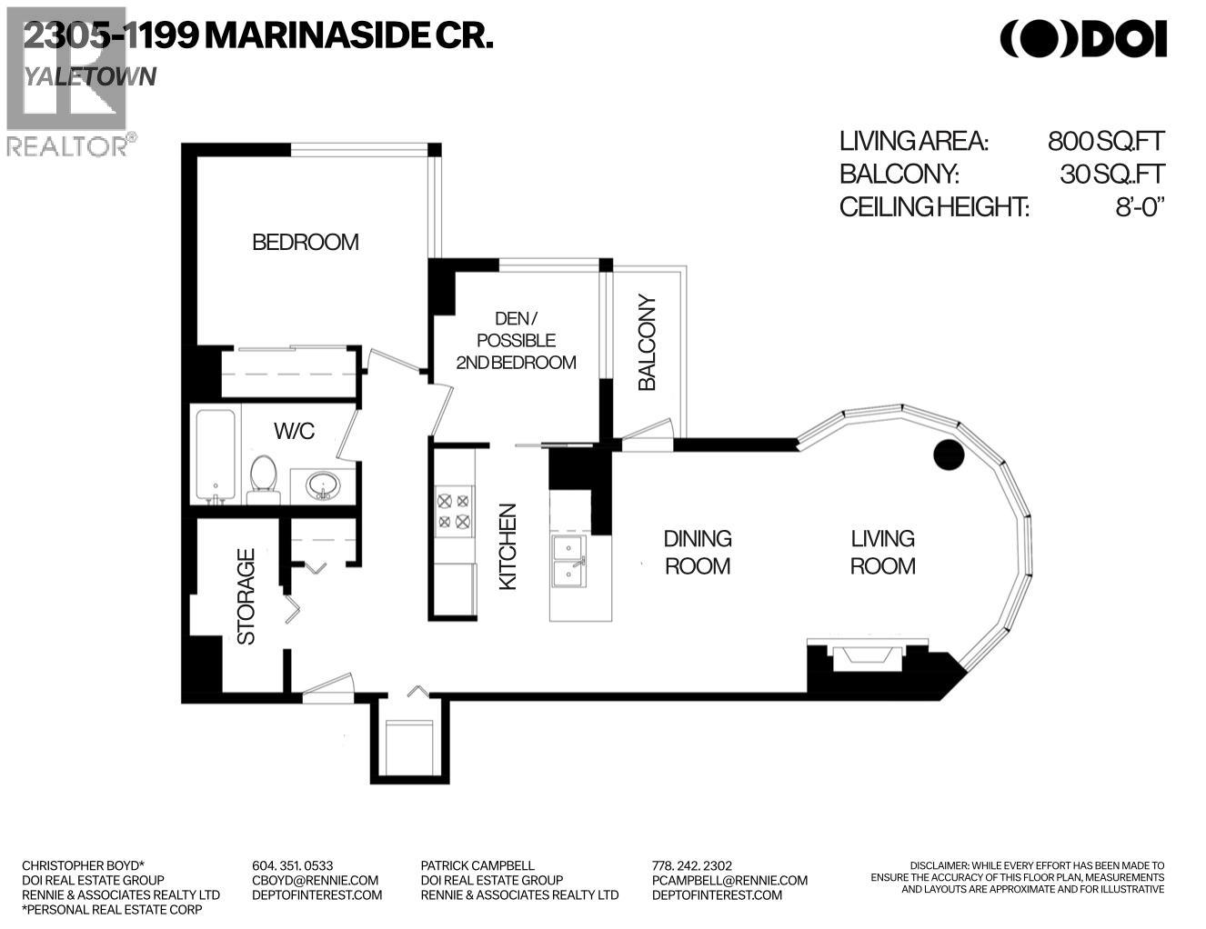 2305 1199 Marinaside Crescent, Vancouver, British Columbia  V6Z 2Y2 - Photo 21 - R3061478