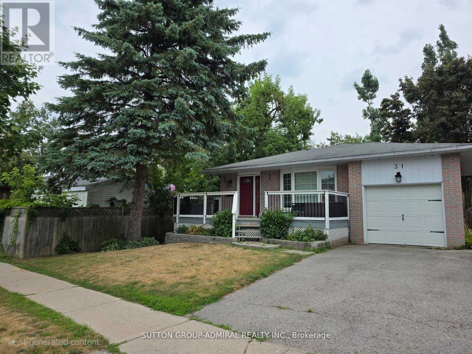 LOWER - 31 JEFFREY STREET, Barrie, Ontario