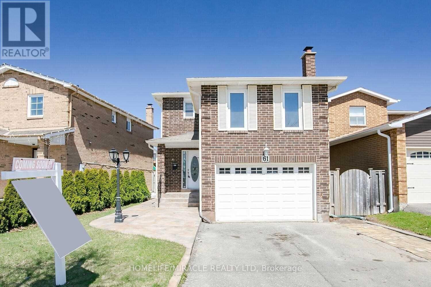 61 ALABASTER DRIVE, Brampton, Ontario