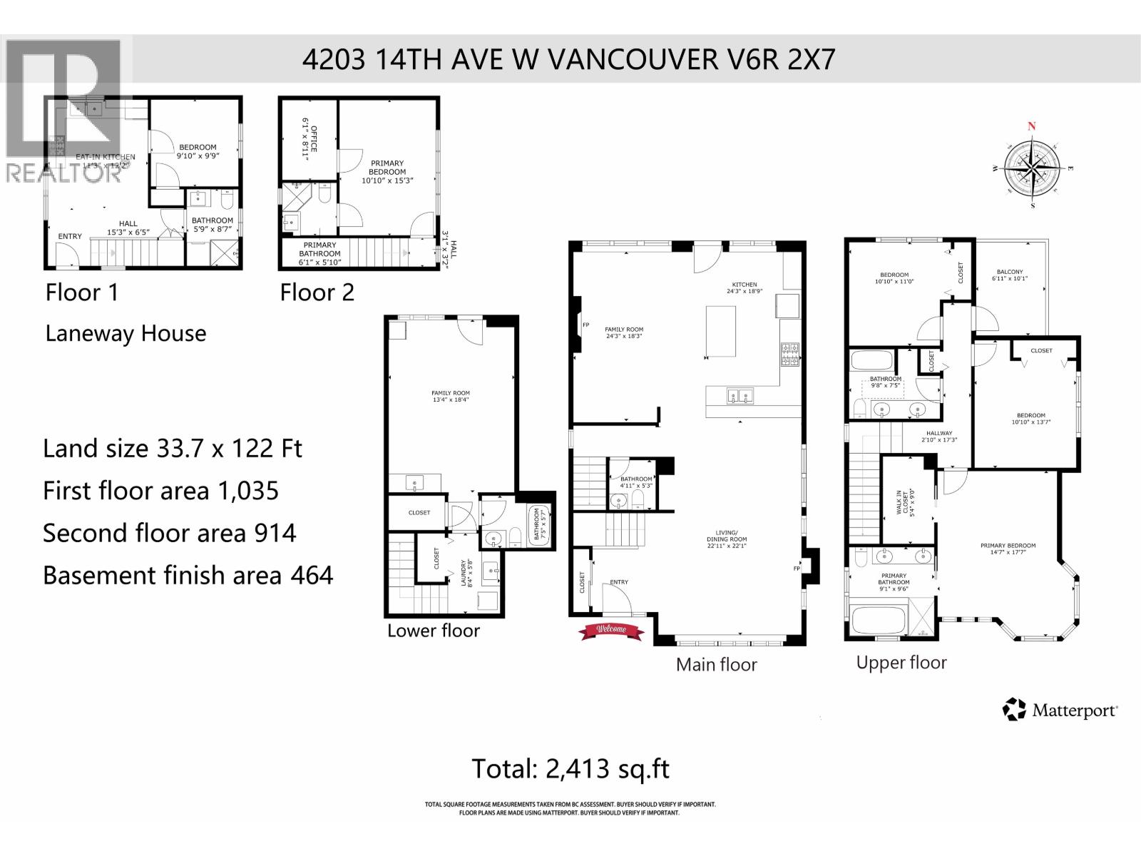 4203 W 14th Avenue, Vancouver, British Columbia  V6R 2X7 - Photo 3 - R3060118