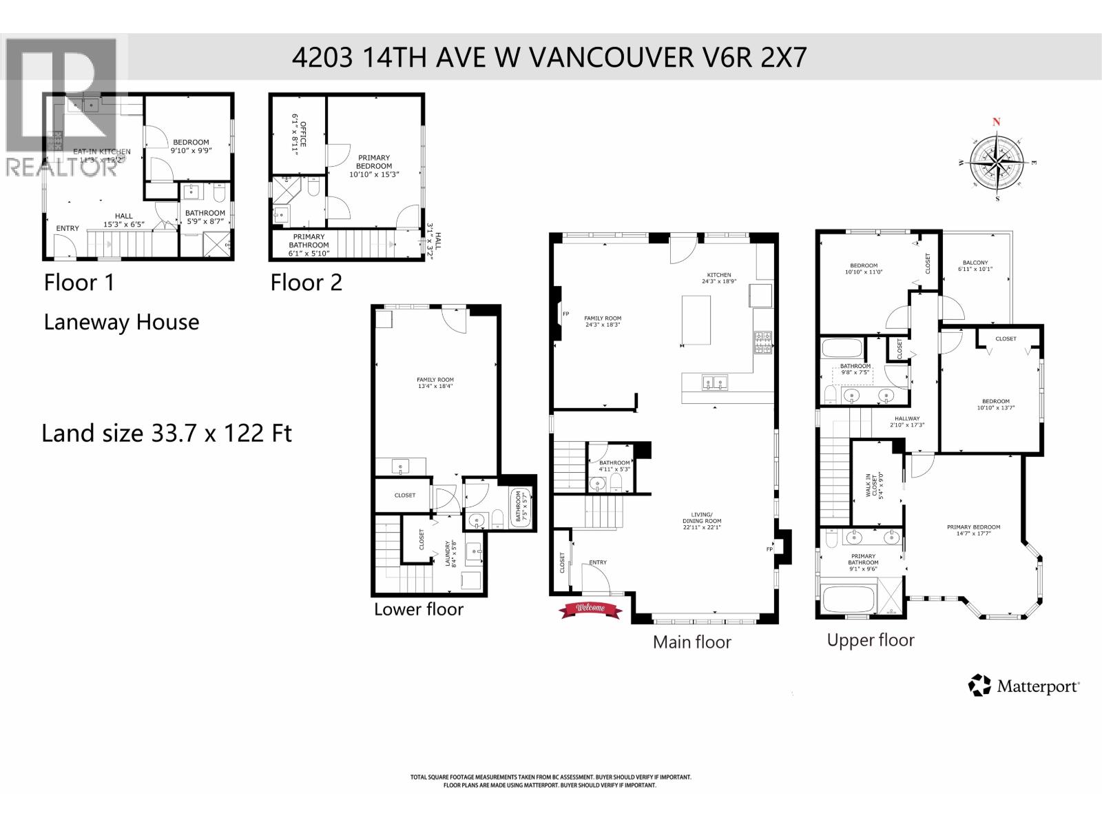 4203 W 14th Avenue, Vancouver, British Columbia  V6R 2X7 - Photo 3 - R3060118