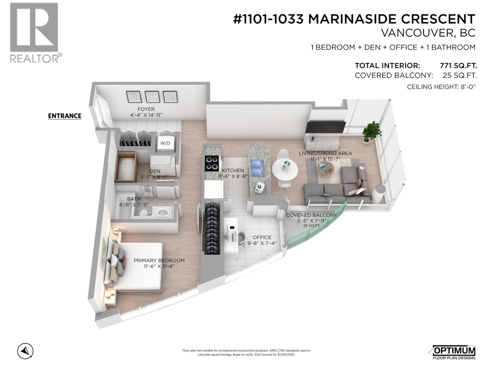 1101 1033 Marinaside Crescent, Vancouver, British Columbia  V6Z 3A3 - Photo 36 - R3056544