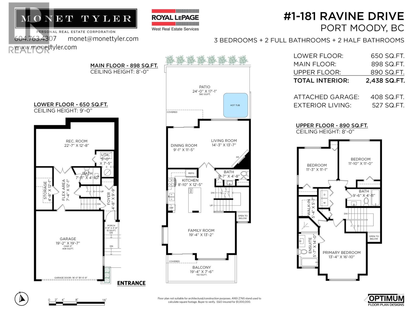 1 181 Ravine Drive, Port Moody, British Columbia  V3H 4T3 - Photo 37 - R3029312