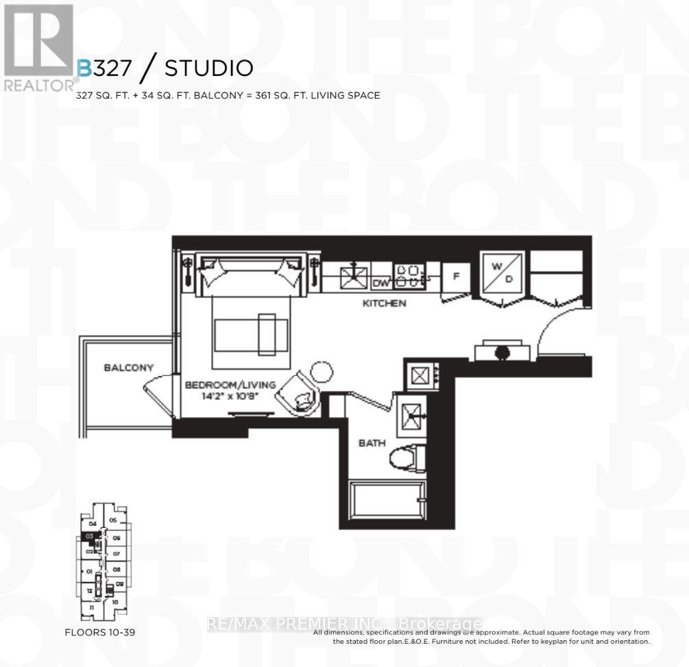1503 - 290 Adelaide Street W, Toronto, Ontario  M5V 1P6 - Photo 14 - C12482969