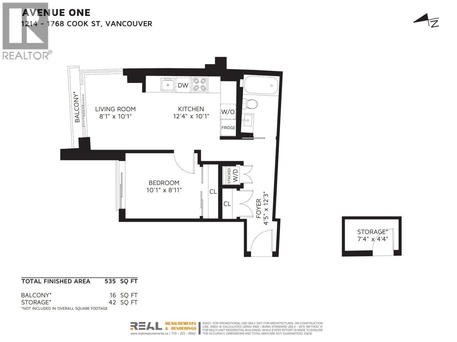 1214 1768 Cook Street, Vancouver, British Columbia  V5Y 0N3 - Photo 3 - R3059614