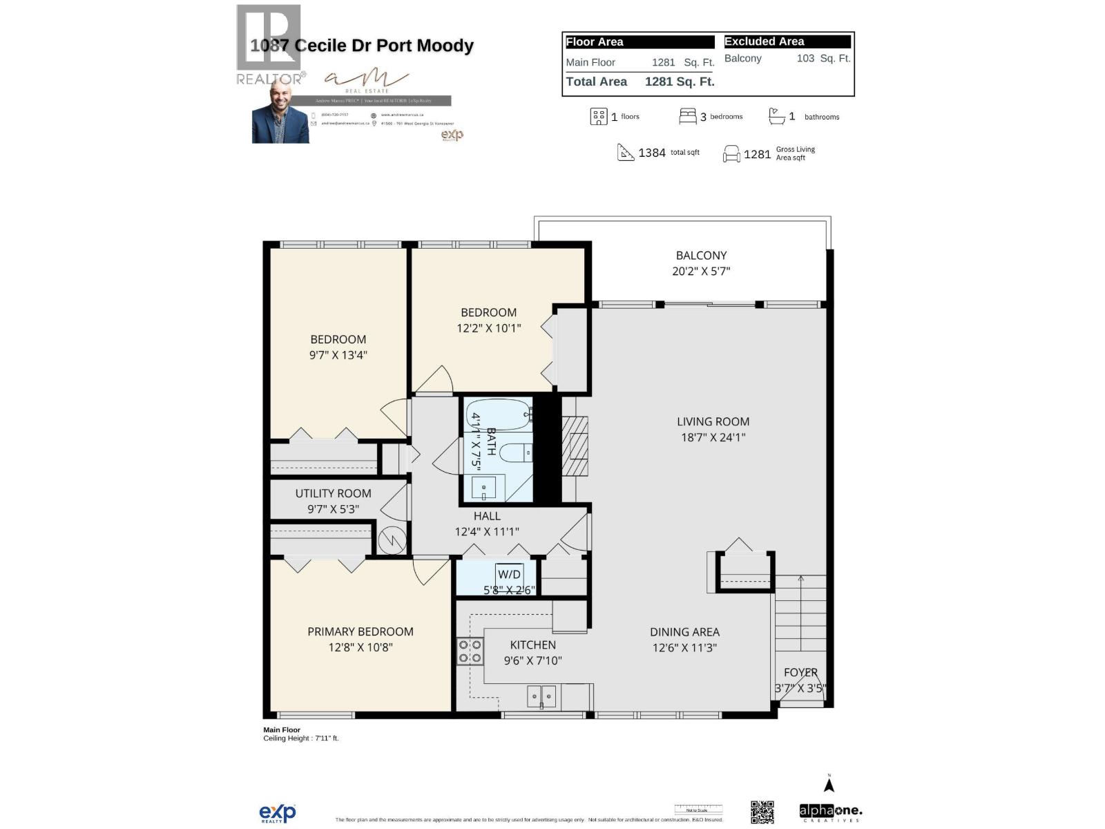 1087 Cecile Drive, Port Moody, British Columbia  V3H 1M6 - Photo 38 - R3060638