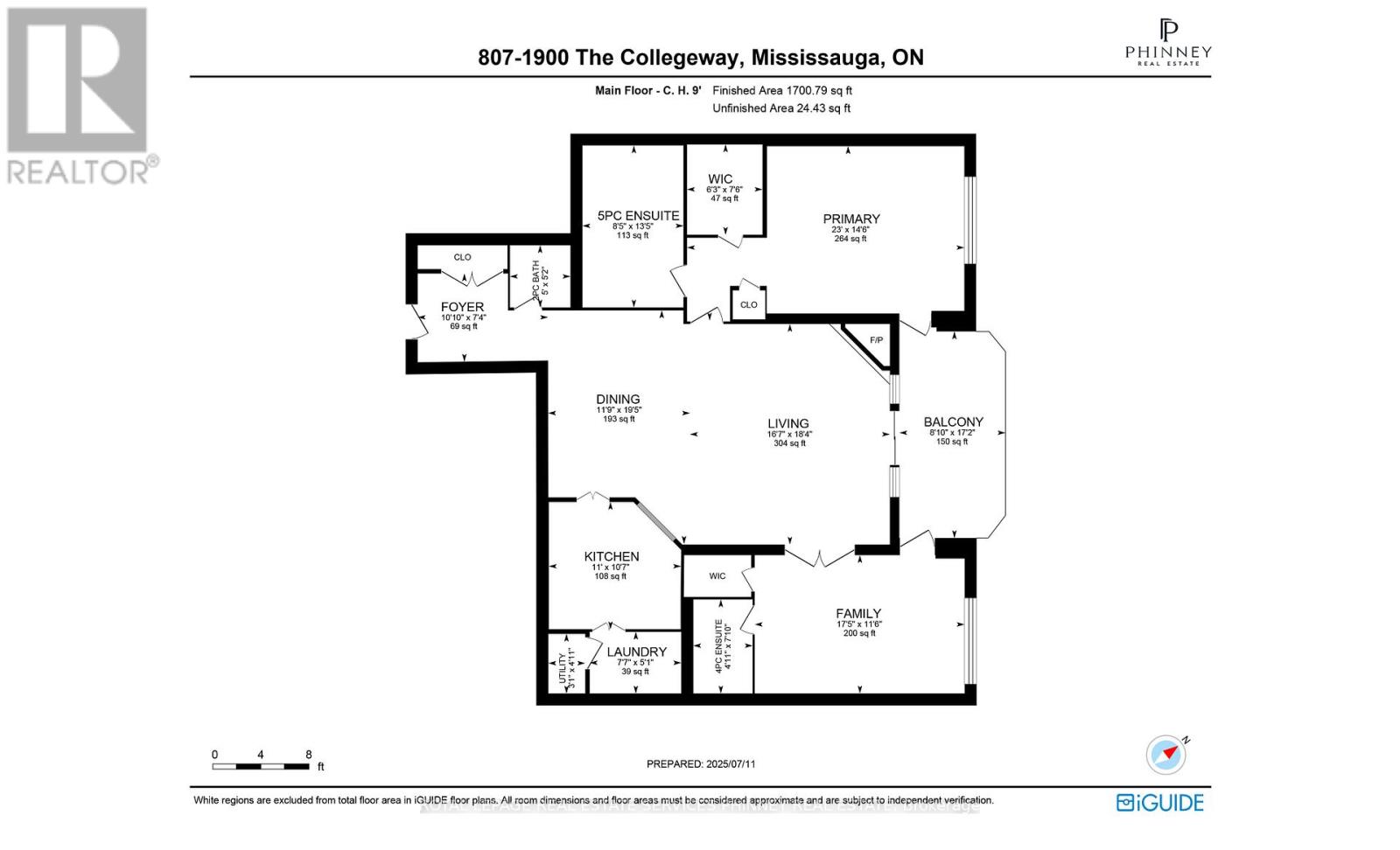 807 - 1900 The Collegeway, Mississauga, Ontario  L5L 5Y8 - Photo 46 - W12484452