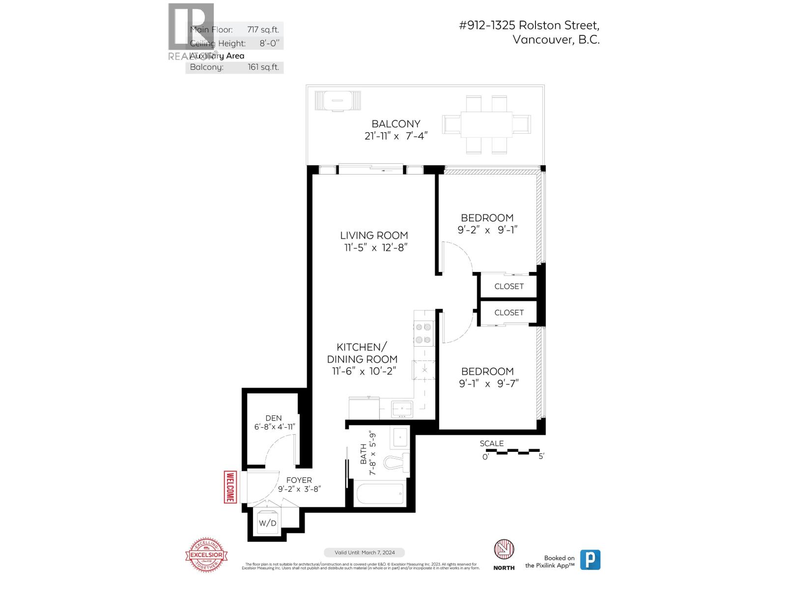 912 1325 Rolston Street, Vancouver, British Columbia  V6B 0M2 - Photo 28 - R3062231