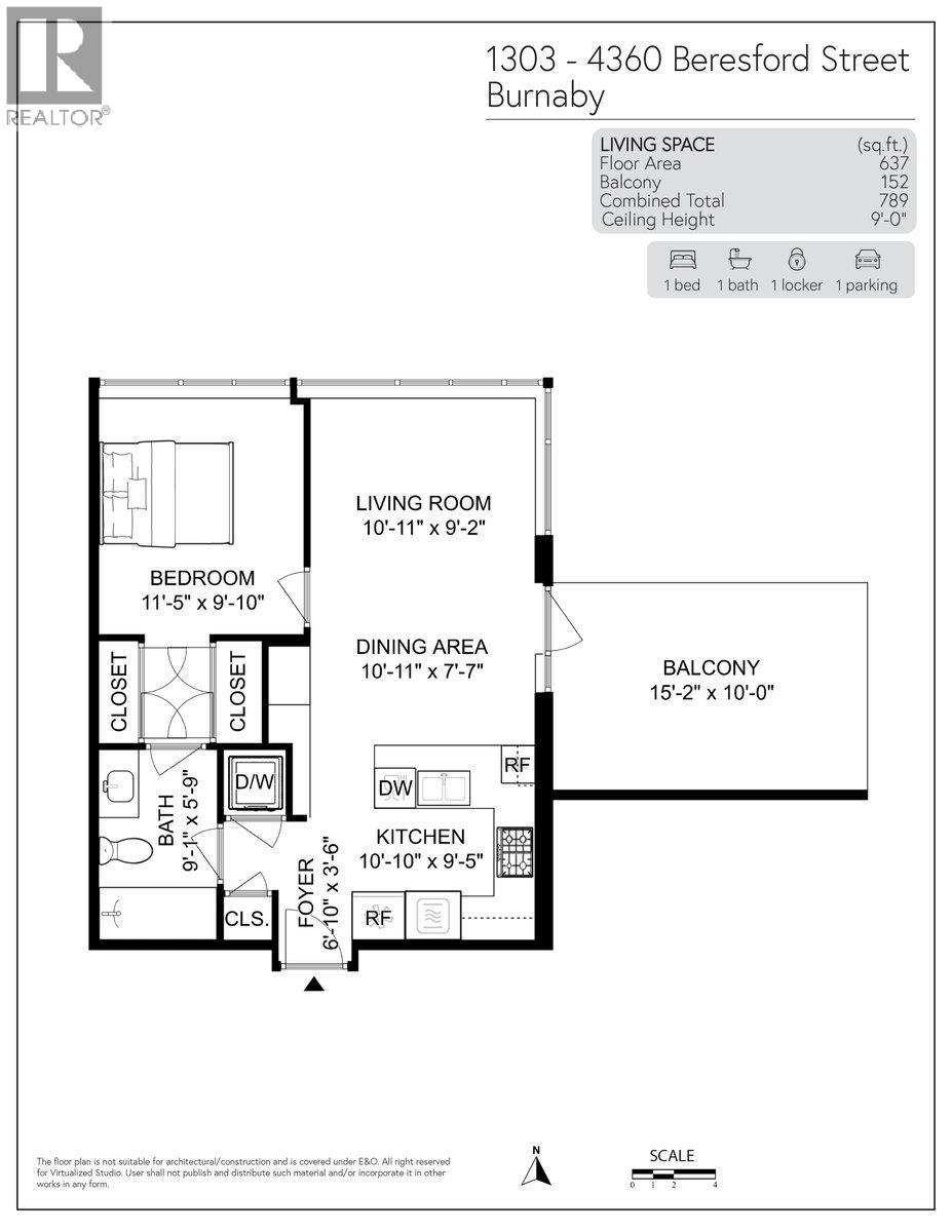 1303 4360 Beresford Street, Burnaby, British Columbia  V5H 0G2 - Photo 25 - R3062239