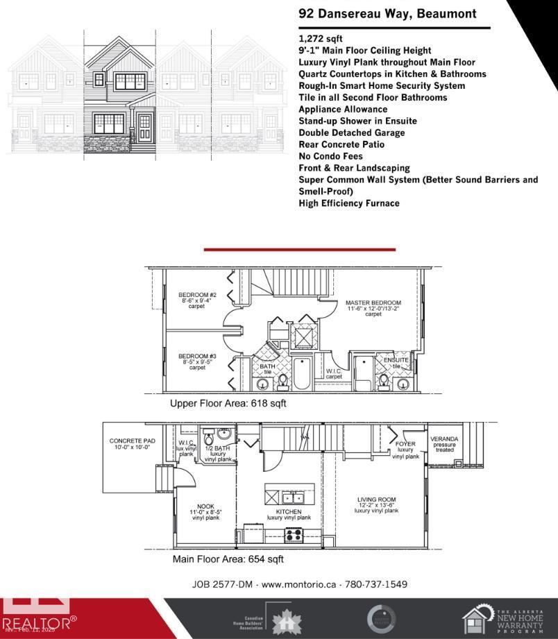 92 Dansereau Wy, Beaumont, Alberta  T4X 3E2 - Photo 14 - E4449284