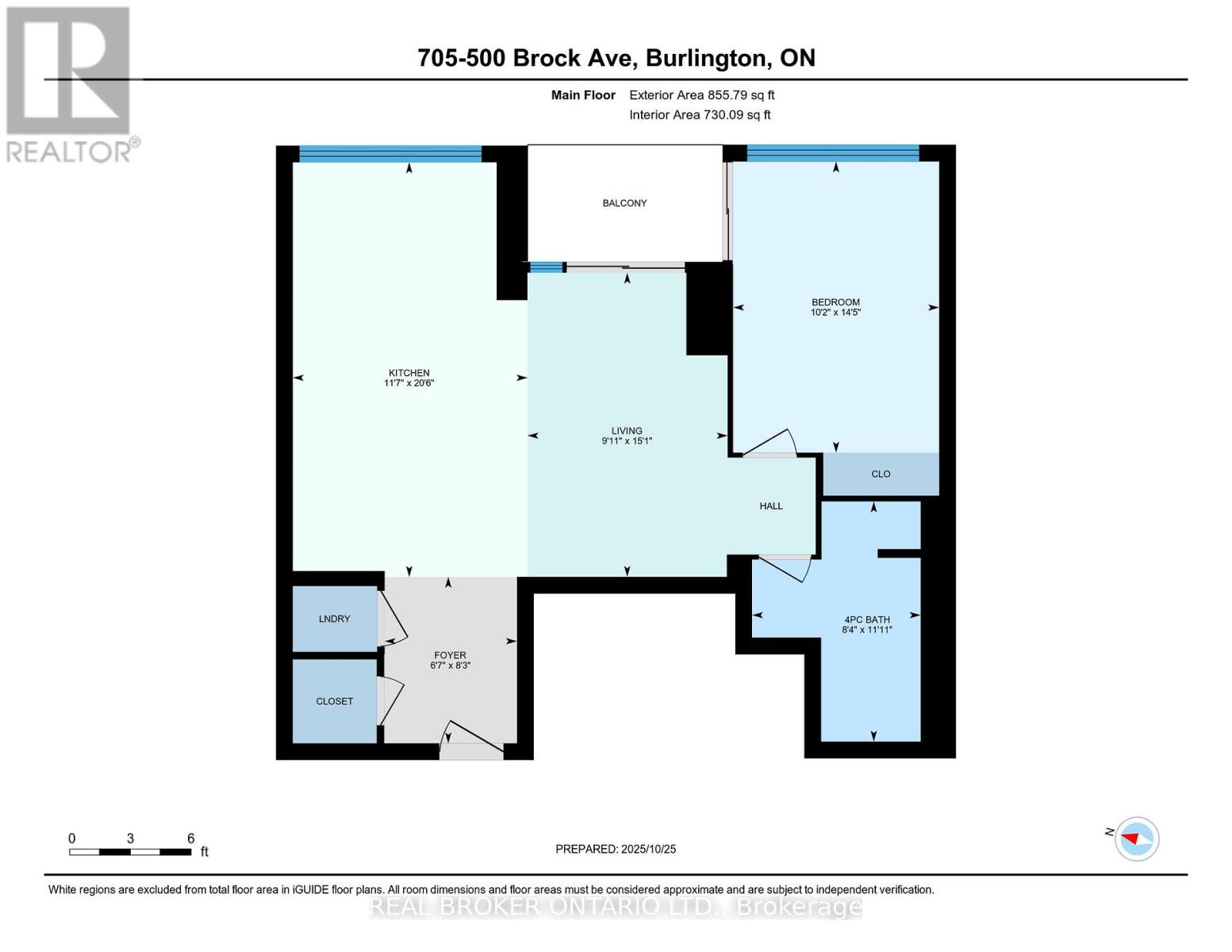 705 - 500 Brock Avenue, Burlington, Ontario  L7S 0A5 - Photo 47 - W12485873