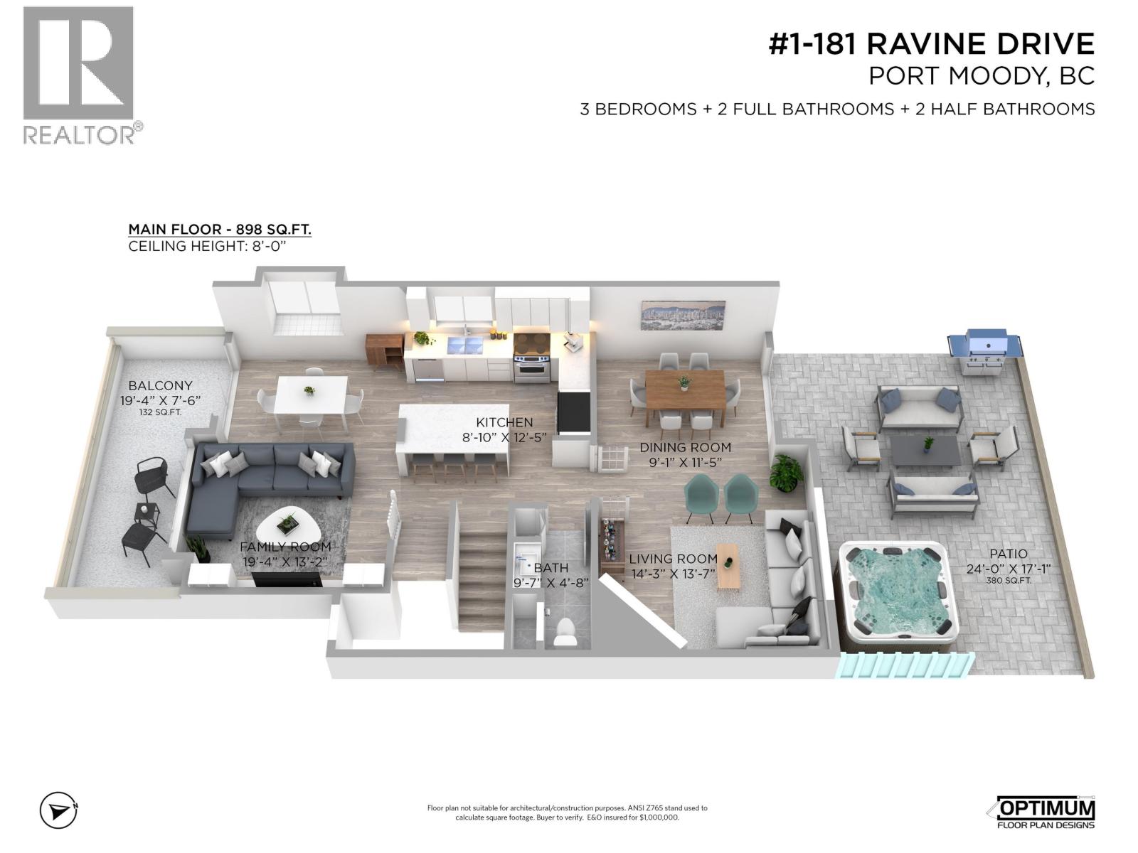 1 181 Ravine Drive, Port Moody, British Columbia  V3H 4T3 - Photo 38 - R3062446