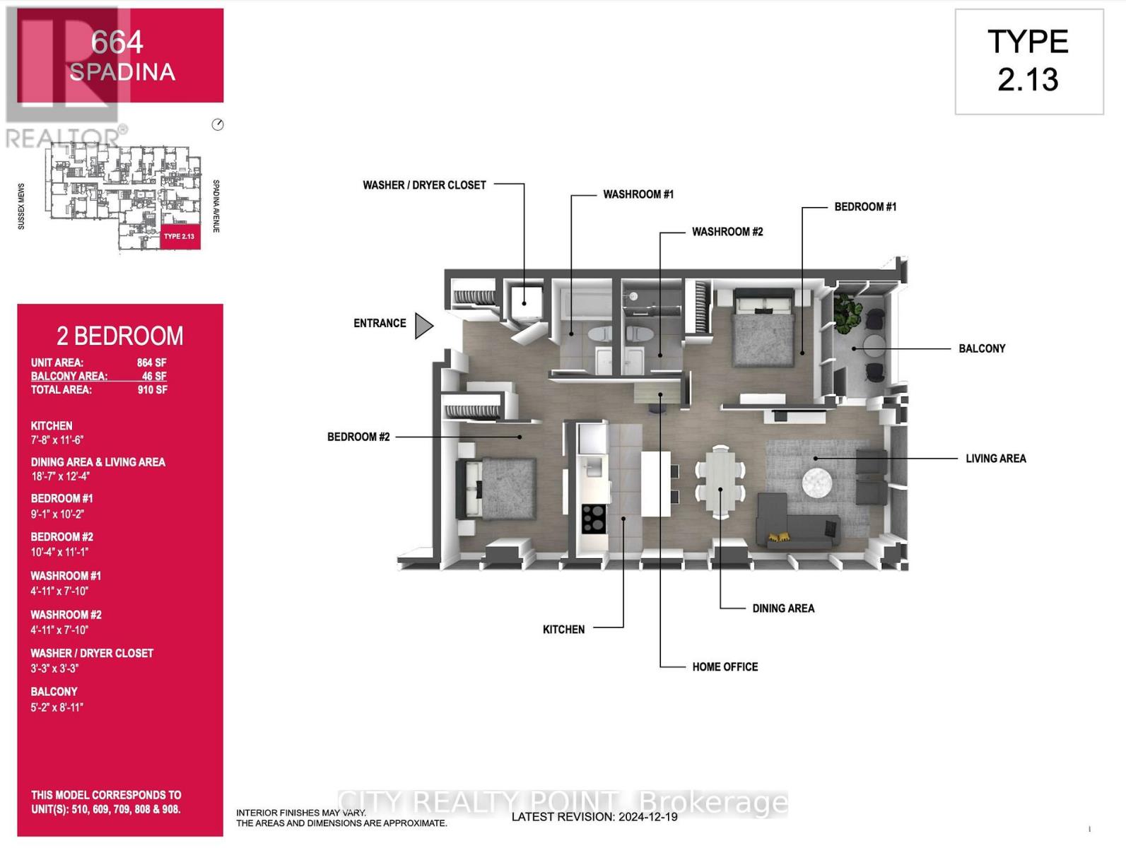 609 - 664 Spadina Avenue, Toronto, Ontario  M5S 2H7 - Photo 2 - C12486332