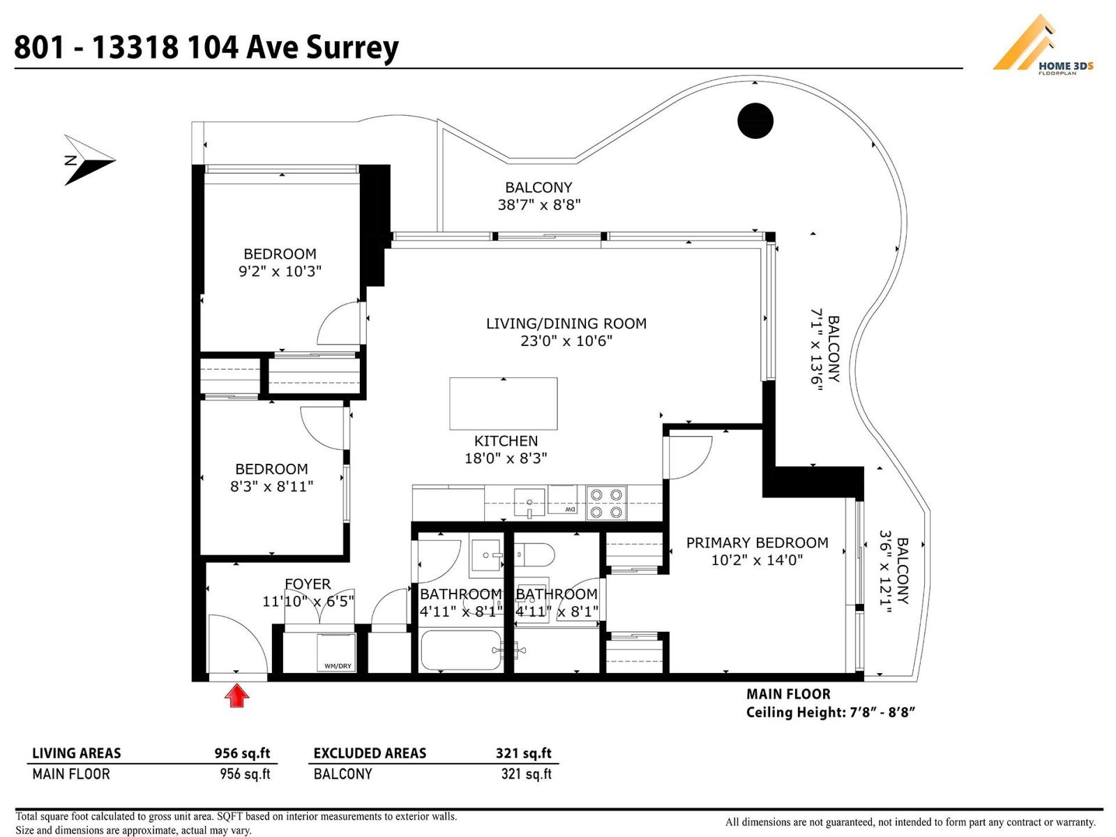 801 13318 104 Avenue, Surrey, British Columbia  V3T 0R2 - Photo 25 - R3062634