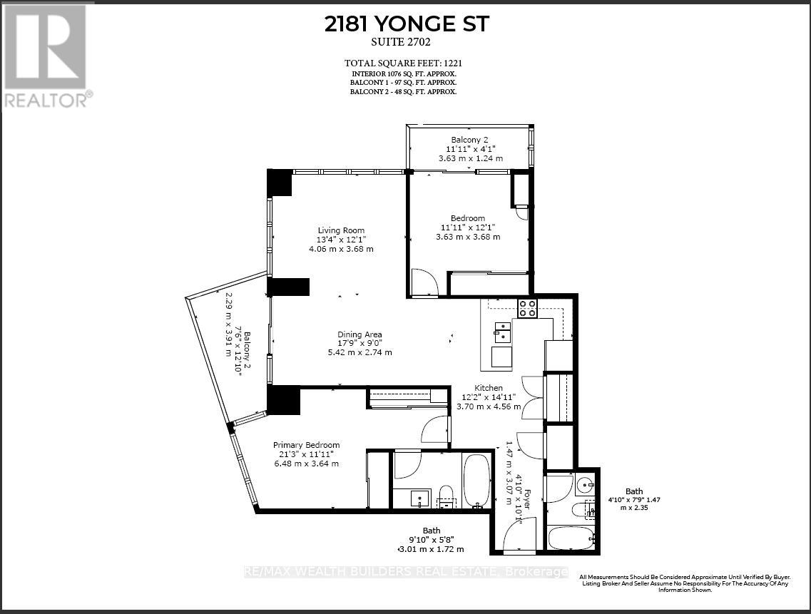 2702 - 2181 Yonge Street, Toronto, Ontario  M4S 3H7 - Photo 4 - C12398783