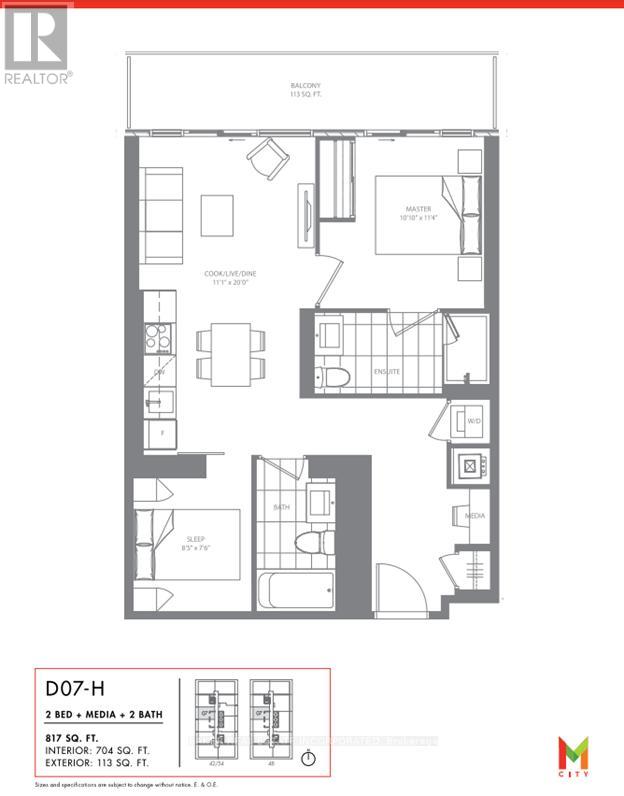 4807 - 3900 Confederation Parkway, Mississauga, Ontario  L5B 0M3 - Photo 14 - W12486552