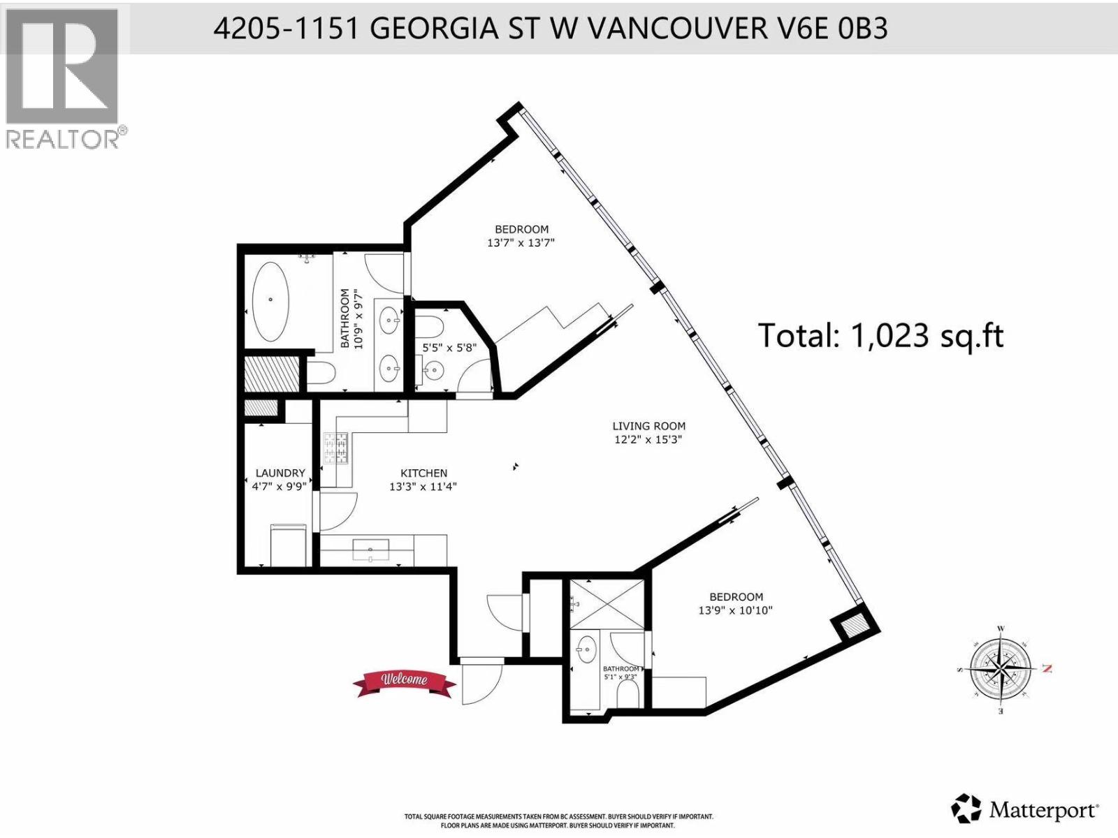 4205 1151 W Georgia Street, Vancouver, British Columbia  V6E 0B3 - Photo 28 - R3054372