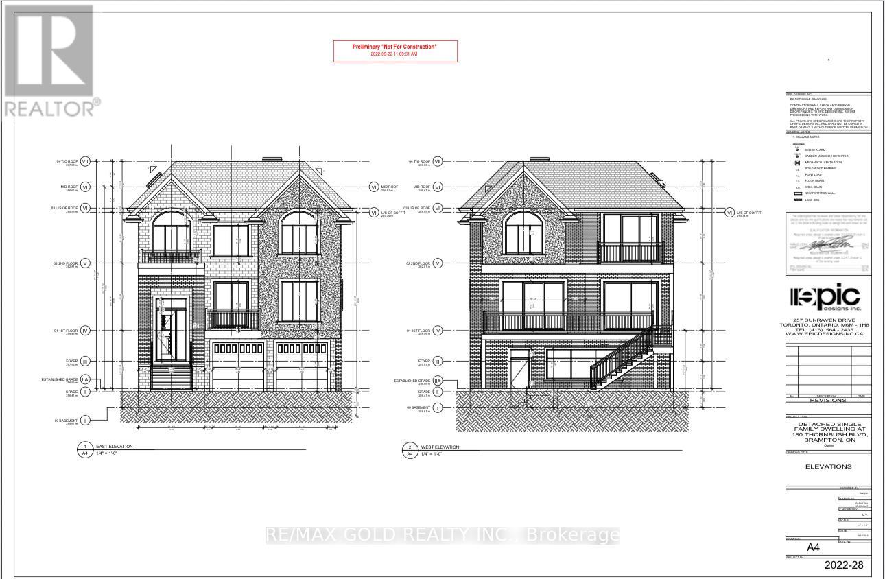 180 THORNBUSH BOULEVARD, Brampton, Ontario