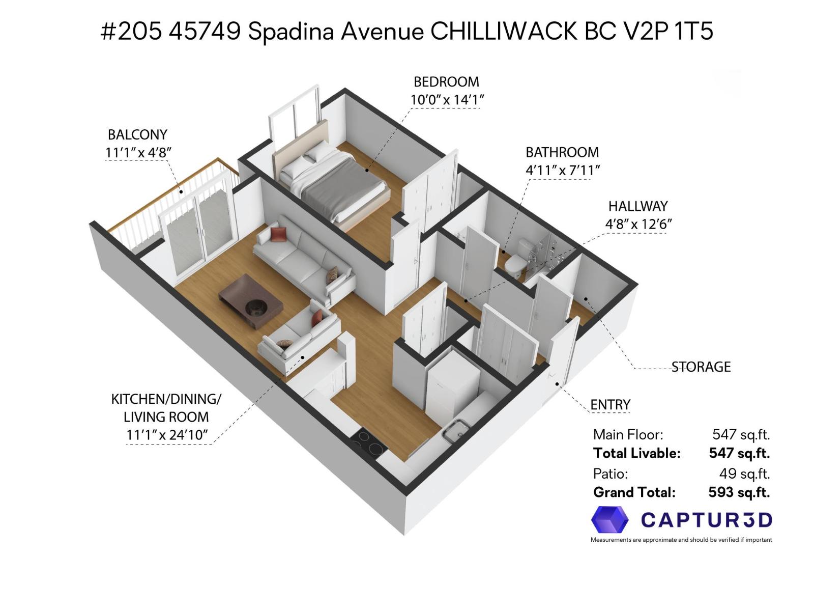 205 45749 Spadina Avenue, Chilliwack Downtown, Chilliwack, British Columbia  V2P 1T5 - Photo 2 - R3056900