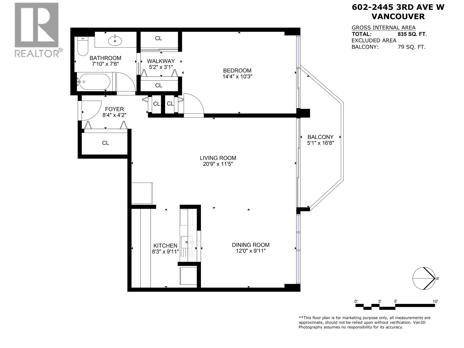 602 2445 W 3rd Avenue, Vancouver, British Columbia  V6K 4K6 - Photo 25 - R3045699