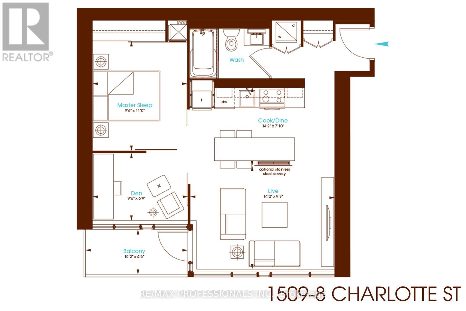 1509 - 8 Charlotte Street, Toronto, Ontario  M5V 0K4 - Photo 1 - C12488192