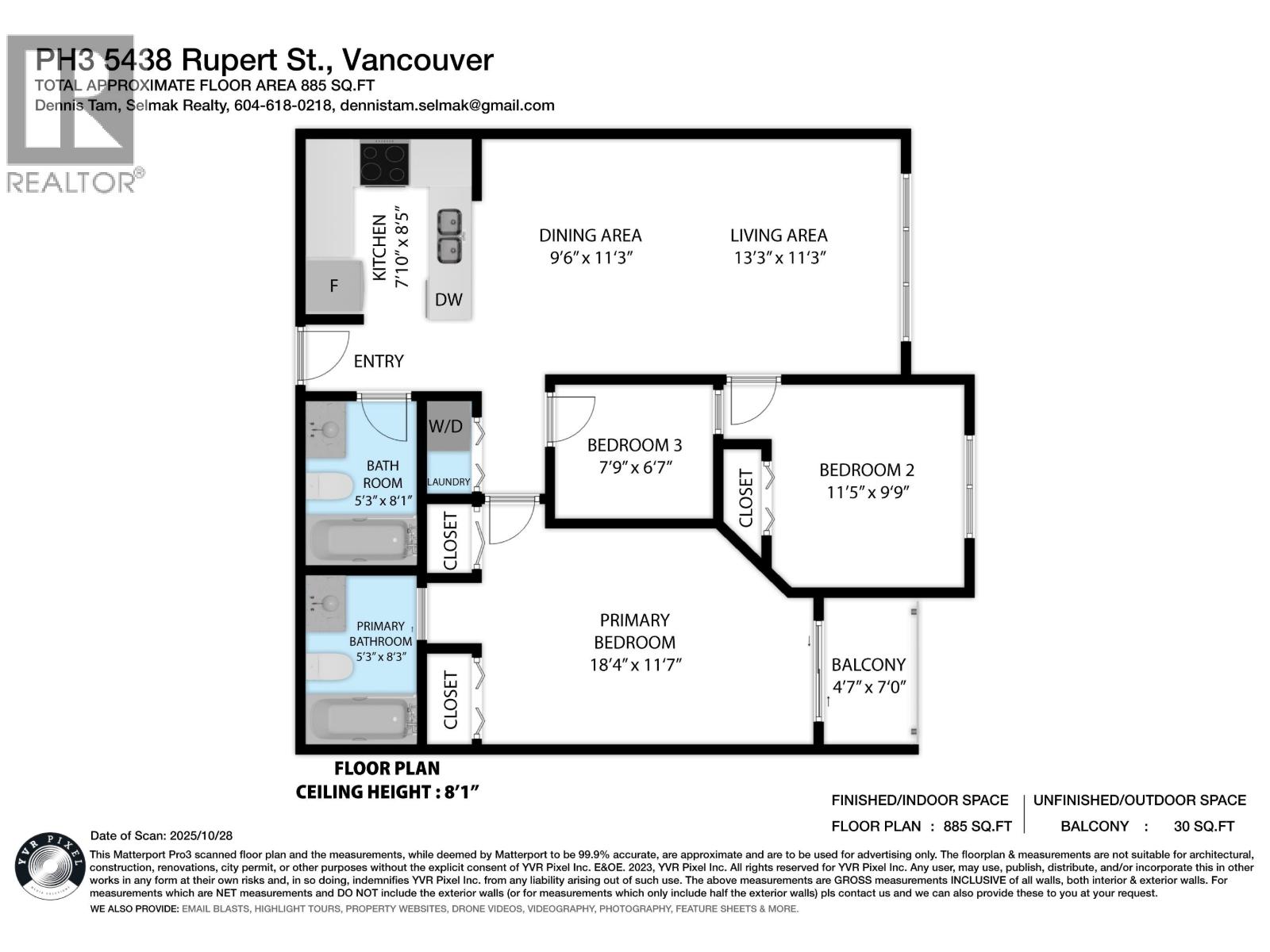 Ph3 5438 Rupert Street, Vancouver, British Columbia  V5R 2K3 - Photo 8 - R3061730