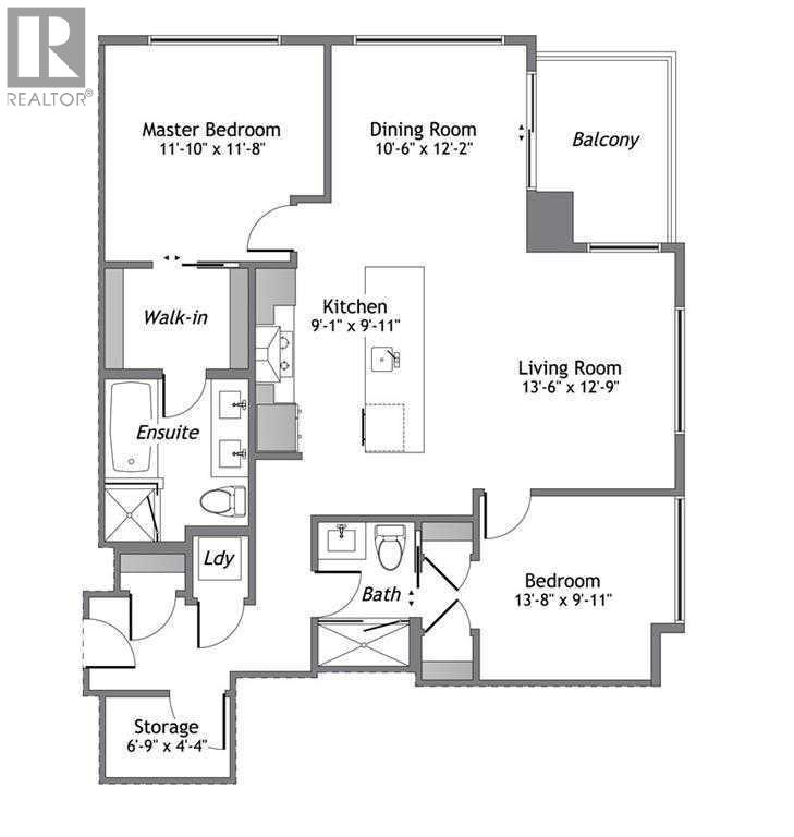 1204, 1118 12 Avenue Sw, Calgary, Alberta  T2R 0P4 - Photo 42 - A2266070